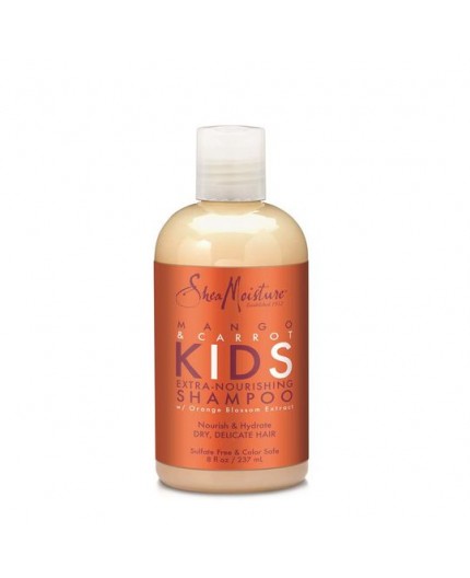 SHEA MOISTURE KIDS - MANGO & CARROT - Shampoing Nourrissant (Extra-Nourishing Shampoo) - 237ml