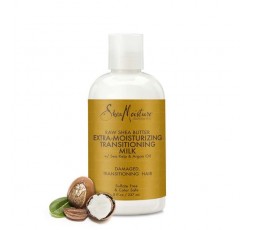 SHEA MOISTURE - RAW SHEA BUTTER - Lait Capillaire Hydratation Extrême (Extra-Moisturizing Transitioning Milk) - 237ml SHEA MO...