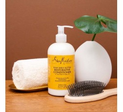 SHEA MOISTURE - RAW SHEA BUTTER - Après-Shampoing Extra-Hydratant (Restorative Conditioner) - 384ml SHEA MOISTURE Accueil