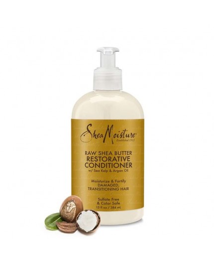 SHEA MOISTURE - RAW SHEA BUTTER - Après-Shampoing Extra-Hydratant (Restorative Conditioner) - 384ml