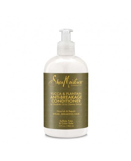 SHEA MOISTURE - YUCCA & PLANTAIN - Après-Shampoing anti-casse (Anti-Breakage Conditioner) - 384ml