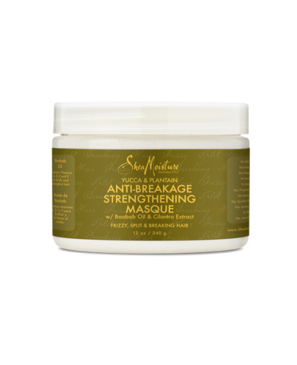 SHEA MOISTURE - YUCCA & PLANTAIN - Masque anti-casse (Anti-Breakage Strengtening Masque) - 340g