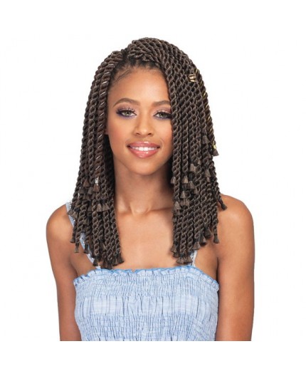 BOBBI BOSS - Mèche Crochet Braids Bomba Senegal Twist Blunt Tips 10"