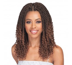 BOBBI BOSS - Mèche Crochet Braids Bomba Senegal Twist Curly Tips 10" BOBBI BOSS CROCHET BRAID TRESSE