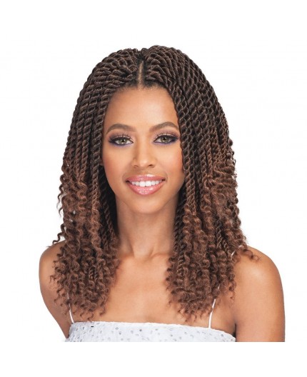 BOBBI BOSS - Mèche Crochet Braids Bomba Senegal  Twist Curly Tips 10"