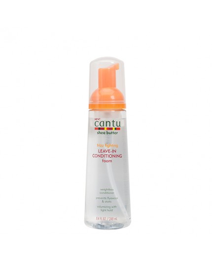 CANTU SHEA BUTTER - Mousse Coiffante Anti Frisottis (Anti-Frizz Leave In Conditioning Foam Mousse) - 248g