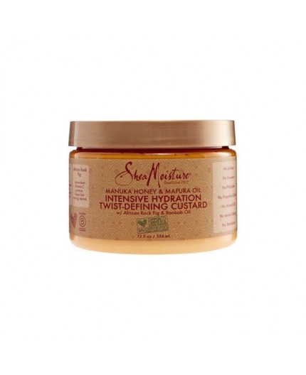 SHEA MOISTURE - MANUKA HONEY & MAFURA OIL - Gel Définition (Intensive Hydratation Twist-Defining Custard) - 354ml