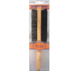 ANNIE- Brosse Double Face Poil De Sanglier Fin (Wooden Brush) ANNIE PERRUQUE PROMO