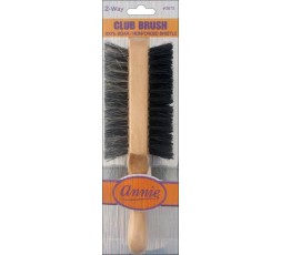 ANNIE- Brosse Double Face Poils De Sanglier (Club Brush) ANNIE ACCESSOIRES DE COIFFURE