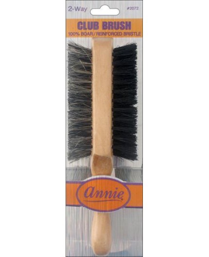 ANNIE- Brosse Double Face Poils De Sanglier (Club Brush)