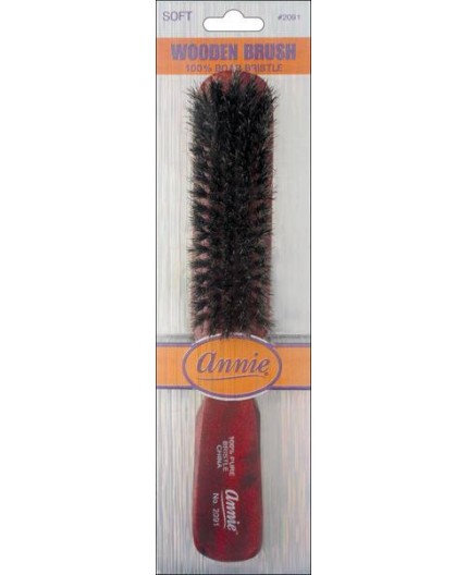 ANNIE- Brosse 100% Poils De Sanglier (Wooden Brush)