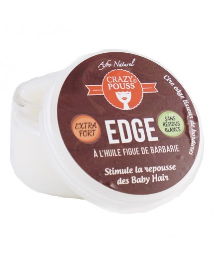 CRAZY POUSS Gel Pour Baby Hair Edge Contrôle A l'Huile De Figue De Barbarie