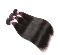 EB VIRGIN HAIR- Lot de 3 Tissage Lisse 100% Vierge  LOT 3 BOULES TISSAGE