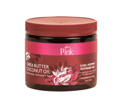 LUSTER'S PINK SHEA BUTTER & COCONUT OIL- Gelée Coiffante Pour Cheveux Bouclés PINK  ACTIVATEUR & DEFINISEUR DE BOUCLES