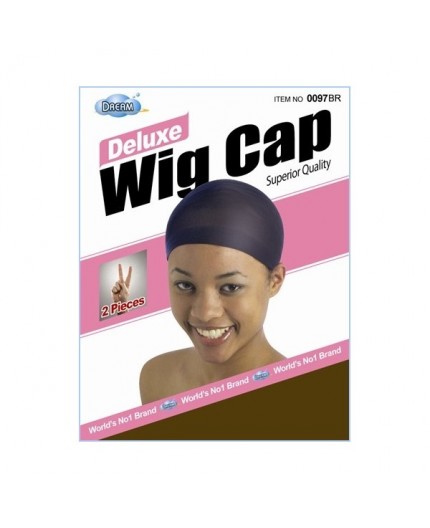 DREAM- Bonnet Pour Perruque Marron Foncé X2 (wig cap)