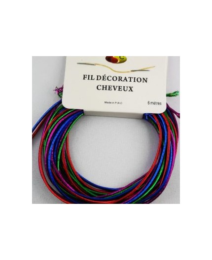 Fil MultiColore Pour Tresse