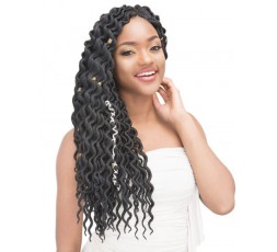 JANET COLLECTION- Mèche Crochet Braids 2X Mambo Natural Coily Locs JANET COLLECTION  CROCHET BRAID LOCKS