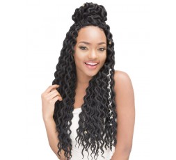 JANET COLLECTION- Mèche Crochet Braids 2X Mambo Natural Coily Locs JANET COLLECTION  CROCHET BRAID LOCKS