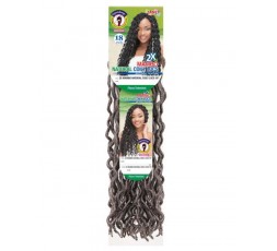 JANET COLLECTION- Mèche Crochet Braids 2X Mambo Natural Coily Locs JANET COLLECTION  CROCHET BRAID LOCKS