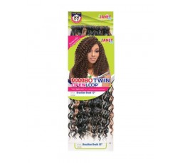 JANET COLLECTION- Mèche Crochet Braids Brazilian Braid 12" JANET COLLECTION  CROCHET BRAID BOUCLÉ