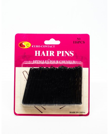 Epingles Noires A Cheveux 110pcs N1