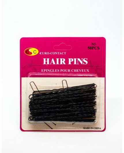 Epingles A Noires A Cheveux 50pcs N3