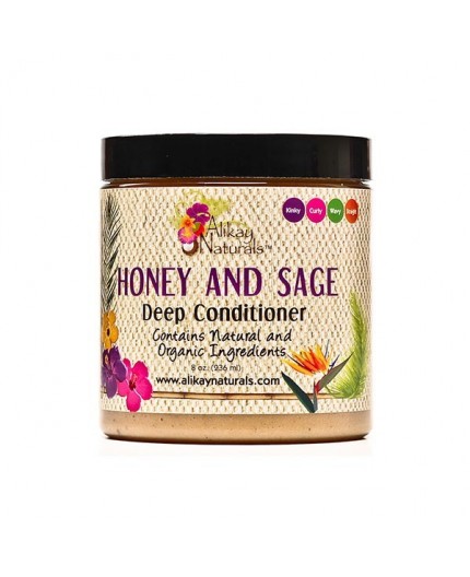 ALIKAY NATURALS - Masque Au Miel & Sauge (Honey & Sage Deep Conditioner)