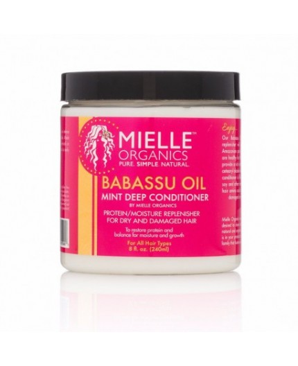 MIELLE ORGANICS - Masque à La Menthe & Babassu & (Deep Conditioner)