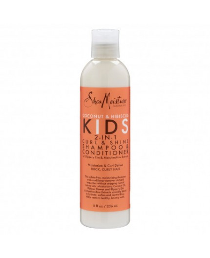 SHEA MOISTURE KIDS - Coconut  Hibiscus Shampoing Et Après-shampoing 2en1