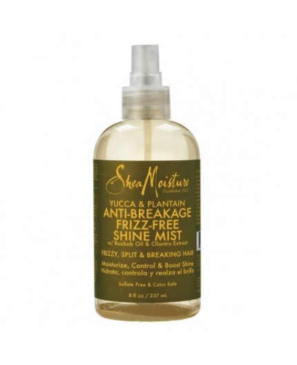 SHEA MOISTURE - YUCCA & PLANTAIN - Spray Coiffant Anti-Frisottis (Anti-Breakage Frizz-Free Shine Mist) - 237ml