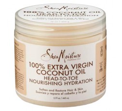 SHEA MOISTURE - COCONUT OIL - Beurre Nutrition intense (Head-to-Toe Nourishing Hydratation) - 445ml SHEA MOISTURE CRÈME COIFF...