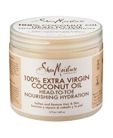 SHEA MOISTURE - COCONUT OIL - Beurre Nutrition intense (Head-to-Toe Nourishing Hydratation) - 445ml