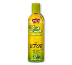 AFRICAN PRIDE - Shampoing Après-Shampoing Miracle 2en1 A L'Huile D'Olive AFRICAN PRIDE  SHAMPOING