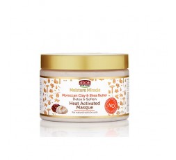 AFRICAN PRIDE MOISTURE MIRACLE - Masque Capillaire Détox Karité & Argile Rouge