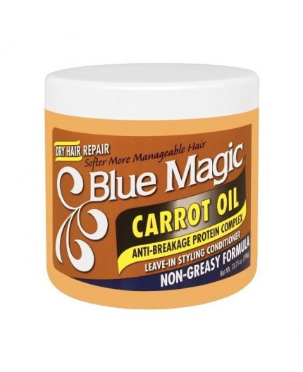 BLUE MAGIC - Soin Capillaire Sans Rinçage Huile De Carotte (Carrot Oil)