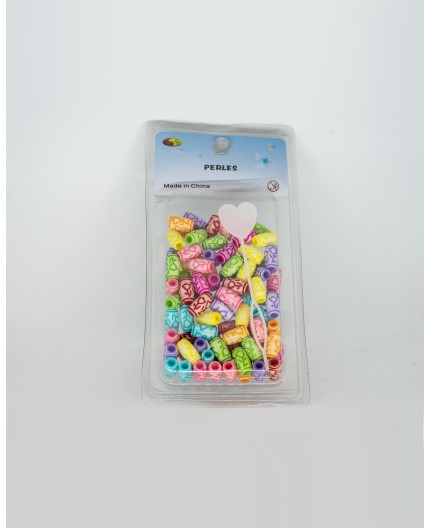E ACCESSOIRES - Perles Multicolores En Plastiques
