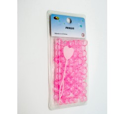 E ACCESSOIRES - Perles Roses Transparentes En Plastiques E Accessoires ACCESSOIRES DE COIFFURE