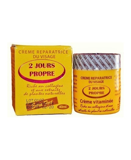 2 JOURS PROPRE - Crème Réparatrice Eclaircissante Extra Forte Pour Visage