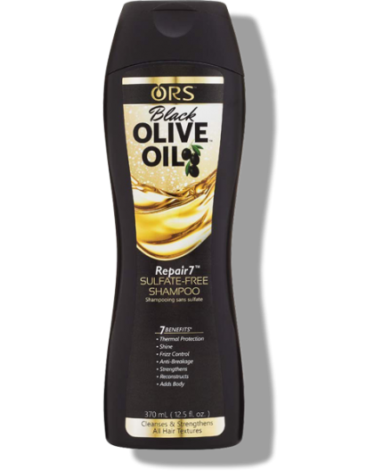 ORS - Black Olive Oil - Shampoing Sans Sulfate Huile D'Olive Noire (Repair 7)