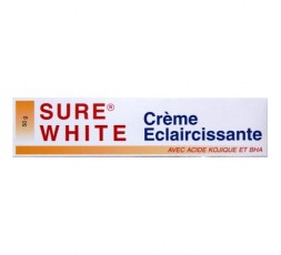 SURE WHITE - Tube Crème Eclaircissant Visage SURE WHITE  CRÈME ÉCLAIRCISSANTE VISAGE