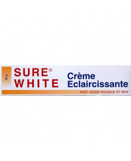 SURE WHITE - Tube Crème Eclaircissant Visage