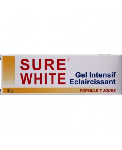 SURE WHITE - Tube Gel Intensif & Éclaircissant