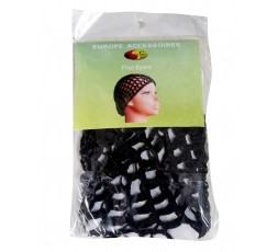 E ACCESSOIRES - Filet Capillaire Epais Noir E Accessoires ACCESSOIRES DE COIFFURE