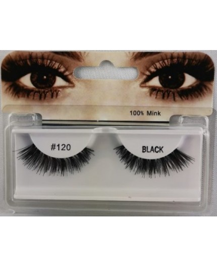 E ACCESSOIRES - Faux Cils Naturels (120 Black)