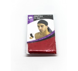 E ACCESSOIRES- Durag Rouge En Satin E Accessoires ACCESSOIRES MÈCHES & TISSAGES