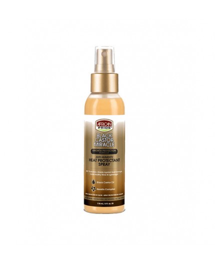 AFRICAN PRIDE Black Castor Oil Miracle- Spray Protecteur Thermique