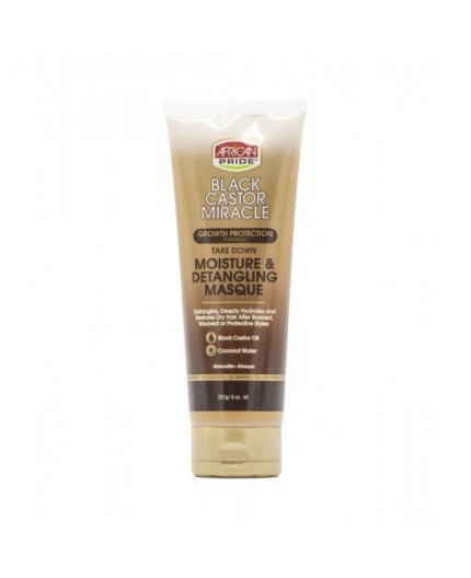 AFRICAN PRIDE Black Castor Oil Miracle- Masque Hydratant