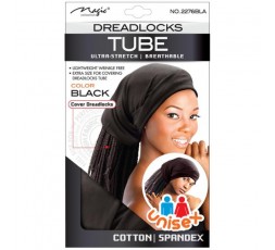 MAGIC COLLECTION - Bonnet Tube pour Dreadlocks Mixte Extensible Noir 2276BLA MAGIC COLLECTION  ACCESSOIRES DE COIFFURE