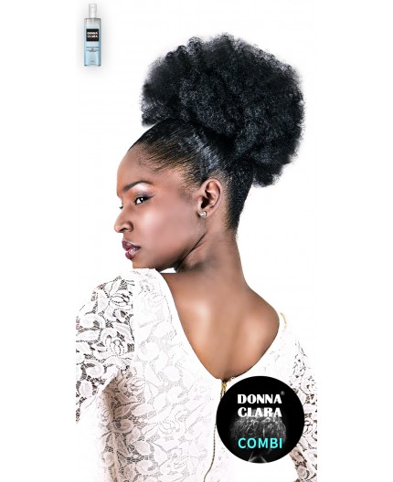 DONNA CLARA - Postiche Chignon Afro Puff Large (New Afro Combi L)