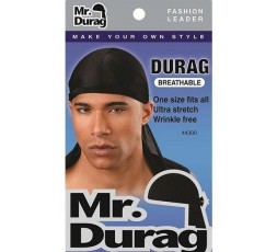 MR DURAG - Durag Stretch Noir 4300 MR DURAG ACCESSOIRES DE COIFFURE